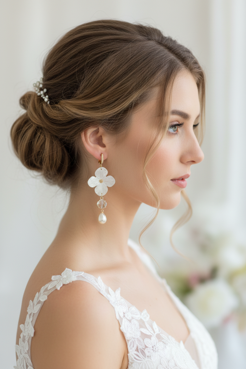 Hydrangea Glow Earrings